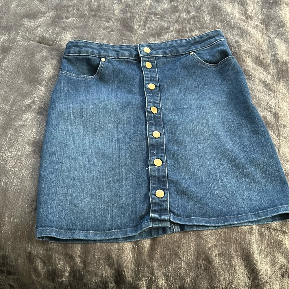 Women’s Ellen Tracy denim a-line skirt size 10
